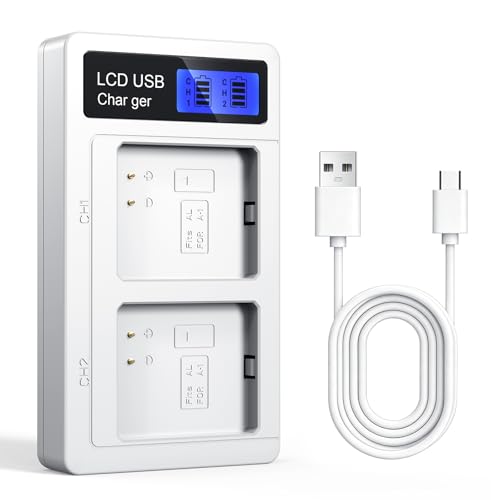 BOANV LCD Battery Charger Station for Arlo Pro 5S/Pro 4/Pro 3/ Arlo Ultra/Ultra 2 Official Battery Replacement Arlo Battery Charger with USB Cable-2 Slot (No Battery)