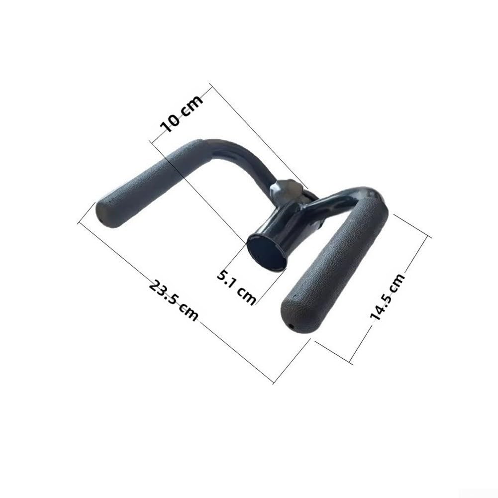 Maniglia a T in acciaio con impugnatura ergonomica per squat, stacchi da terra, allenamento schiena, palestra al chiuso, attrezzatura per il fitness