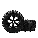 ★★ Der Gummireifen mit deutlichen Unebenheiten auf der Oberfläche sorgt für besseren Grip und besseres Handling und kann zur Leistungssteigerung beitragen.