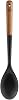 Silicone Cooking & Serving Spoon: Multi-Purpose Cooking Tool for Basting Serving Scooping Scraping Mixing Basting, Non-stick Cookware Safe, Wooden Handle Design