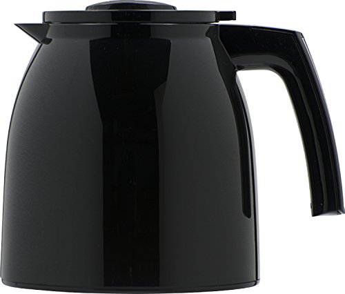 Melitta Verseuse Isotherme, Capacité 1 Litre, Pour Cafetières à Filtres EasyTop Therm, Noir/Inox