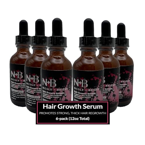 Sérum croissance cheveux biotine N+B Nicole + Brizee lotion anti-chute naturelle