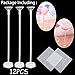 12PCS Balloon Stick Stand - Balloon Holder Cup with Balloon Pole and Flower Stand Base - Table Desktop Centerpiece Decorations for Wedding Birthday Baby Shower Any Party Balloon Accessories
