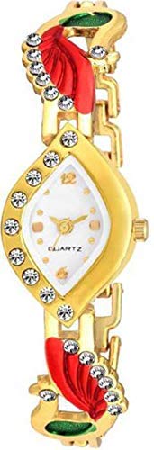 Jay Enterprise Analogue Peacock White Dial Womens Watch (B07LCPD7M5) Amazon Price History, Amazon Price Tracker