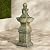 Tuscan Garden Pedestal Rustic Outdoor Floor Tiered Water Fountain 54" High Bubbler Lion Heads for Garden Patio Backyard Deck Home Lawn Porch House Relaxation Exterior Balcony - John Timberland