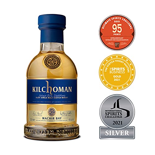 KILCHOMAN Gift Set 1xMachir Bay 0,2L + 1x Sanaig 0,2L je 46%Vol Islay Single Malt Whisky – Bild 3