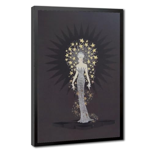 Décoration murale Starstruck by Erté - Impression sur toile vintage avec cadre