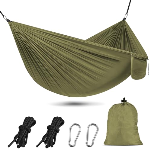 OBTANIM Camping Hammock 500lbs Portable Lightweight Single
