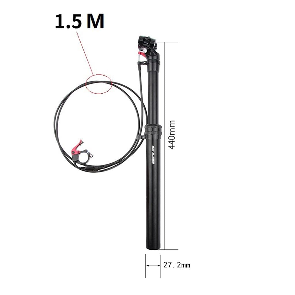 Universal-Fahrrad-Sattelstütze, Ersatzteil, Legierung, 27,2 mm