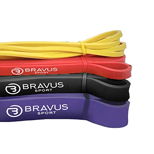 4 Super Bands Ultra Leve, Leve, Média e Forte Bravus Sport