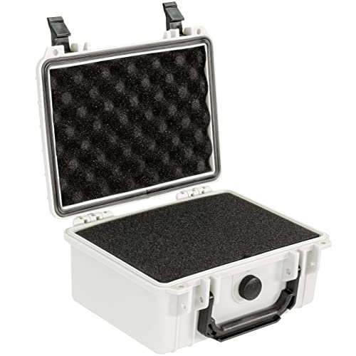 Maleta rígida protectora para cámara Eylar blanca 9.12x7.56x4.37 pulg miniatura 4