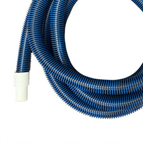 Plastiflex BE548112025SI 1.5 Inch 25 Foot Sunflex Abrasion Resistant UV Protected Above or In Ground Swimming Pool Vacuum Cleaner Hose, Blue