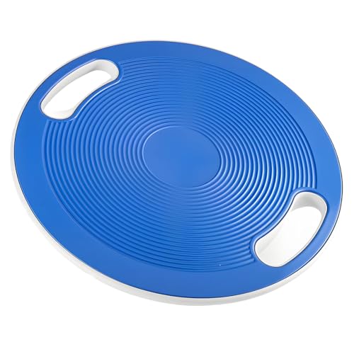 BLUE BAZAAR 15° Wobble Balance Board (16" x 4") with Handles – Max 200kg Capacity, Core Strength & Posture Trainer for Active Sitting, Home & Office F