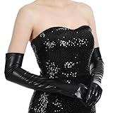 Cadeau exquis : ces gants en cuir noir sont un cadeau exquis pour les mariées, les amies, les sœurs, les mères et les amies. Les gants en cuir conviennent non seulement pour un usage quotidien, mais aussi comme accessoire pour des occasions spéciales. Ces gants en cuir noir pour femme sont un excellent cadeau pour les anniversaires, les célébrations ou d'autres événements importants.