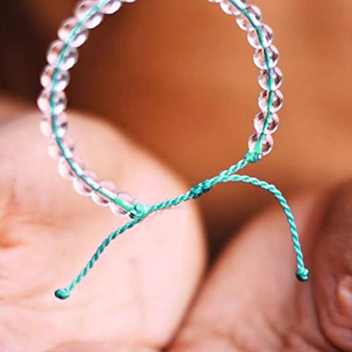 Ink2055 Transparent Beaded Weaving Rope Bracelet Unisex Adjustable Handmade Bangle Gift,Bracelets For Women Teen Girls Gift - Black #TOP4