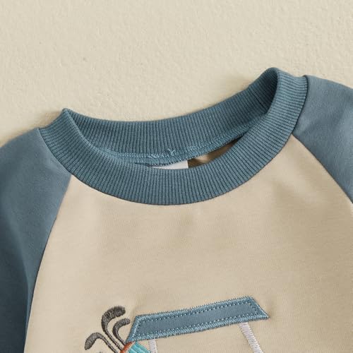 Infant Baby Boy Golf Outfit Crew Neck Embroidery Golf Cart Romper Jumpsuit Patchwork Long Sleeve One Piece Playsuit4