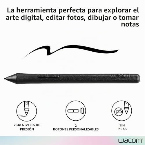 Lápiz WACOM LP190K sin batería y con botones configurables para CTL472 y CTH690 4