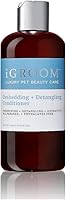 iGroom Deshedding & Detangling Dog Conditioner - Loosens Undercoat Tangles, Adds Shine & Volume, Natural Extracts, Made in USA, 16oz