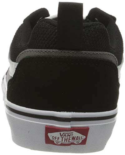 Vans Filmore Sneakers voor heren, suède/canvas, Zwarte suède canvas Black Pewter T2j, 42 EU