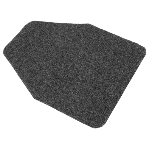 Alfombrilla para urinario masculino EXCEART protectora de felpa gris