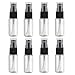 UOOOM 8 pcs 15 ml Flacone Spray di Viaggio Set Trasparente Vuota Plastica Atomizzatore Spray Bottiglia immagine