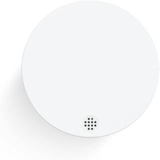 Glass Break Sensor, DIY Smart Home Security, Machine Learning Glass Break Detector, 25-Foot Range, Tamper Alerts, Wall or Ceiling Mount, Easy Install, ADT+ App Control, Monitoring Available