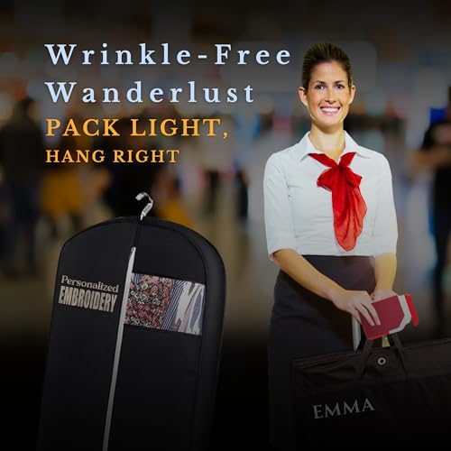 Garment Bag with 2 Mesh Pockets