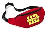 ✅ FLEXIBEL TRAGBAR – Unisex, verstellbarer Gurt – als Hüfttasche oder Crossbody-Bag für Feuerwehrleute, Helfer & Fans.