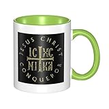 Taza Icxc Nika Cristianismo Ortodoxo Jesucristo Taza De Cerámica Personalizada Tazas Cerámica Para Oficina Hogar Desayuno 330Ml