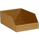 Ship Now Supply SNBINMT812K Open Top Bin Boxes, 8' x 12' x 4 1/2', 8' Width, 4.5' Height, 12'...