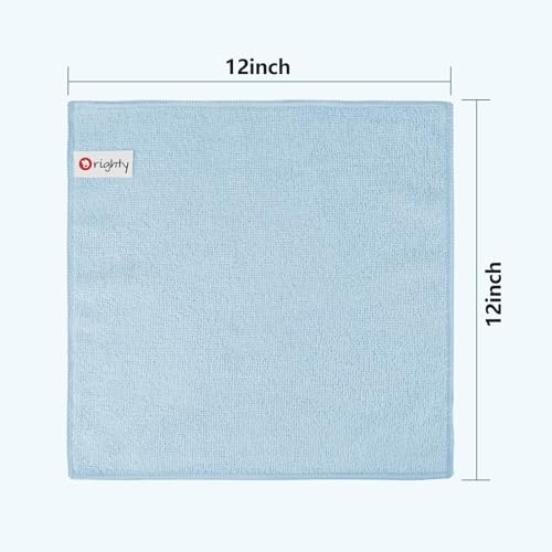 Image of Orighty Washcloths Bulk, 50 Pack Highly Absorbent & Soft Feel Microfiber Face Towels, Multi-Purpose Wash Cloths & Hand Towels for Bathroom, Hotel, Spa, and Gym, 12x12 Inch, Multicolor