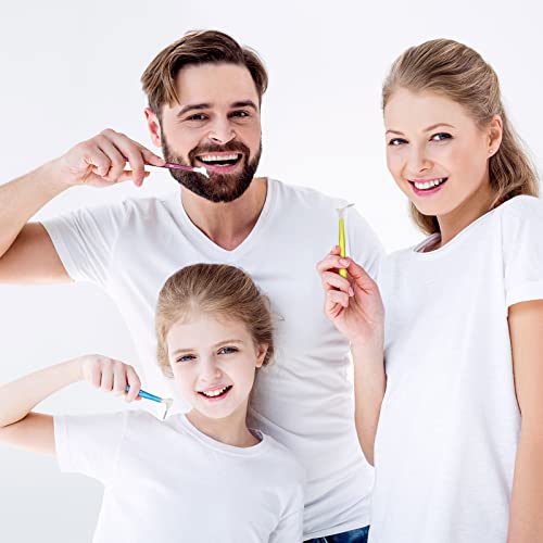 Jutom 100 Pcs Braces Brush For Cleaner Interdental Brush Toothpick With Refill Heads Micro Tight Dental Picks For Teeth Cleaning Disposable Toothbrush Flossing Oral Braces Toothbrush (Multicolor) #TOP6