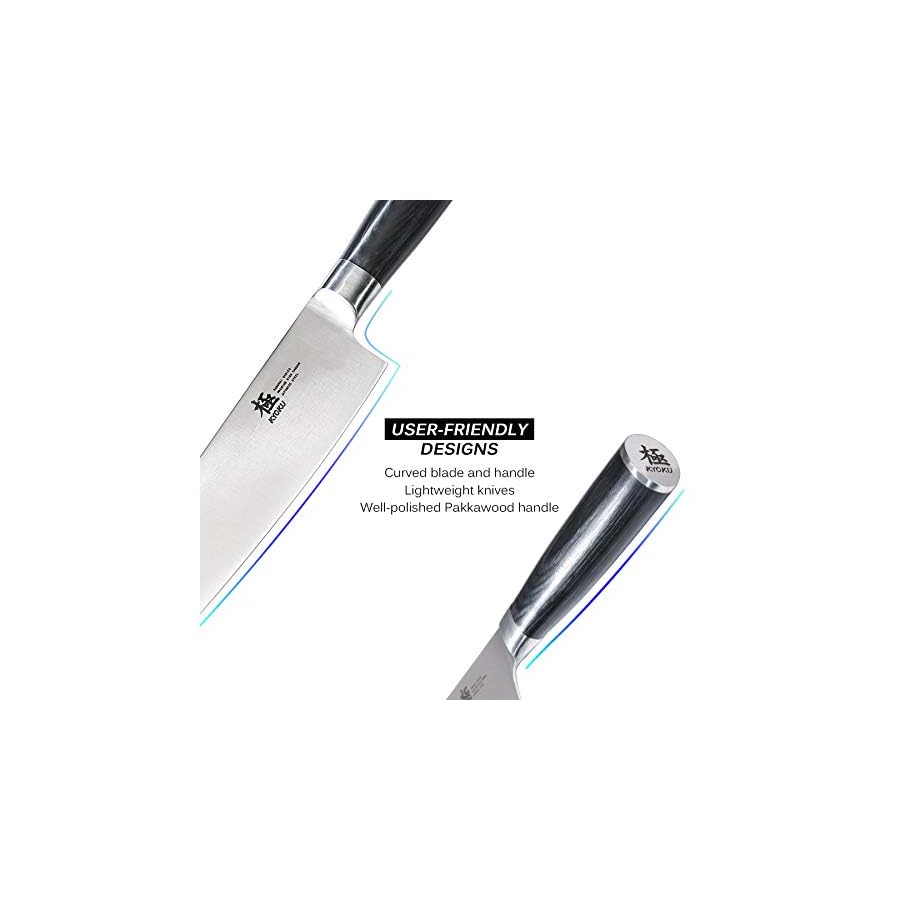 KYOKU-5-Knife-Set-with-Block-8-Chef-Knife-8-Bread-Knife-65-Carving-Knife-5-Utility-Knife-35-Paring-Knife--Premium-Japanese-Steel-Cutlery-Kitchen-Knives-Set-with-Wooden-Block KYOKU 5-Knife Set with Block, 8" Chef Knife + 8" Bread Knife + 6.5" Boning Knife + 5" Utility Knife + 3.5" Paring Knife – Premium Japanese Steel Cutlery Kitchen Knives Set with Wooden Block