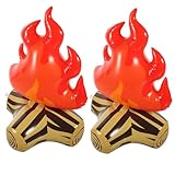 Accessoire de feu de camp gonflable - simulation élevée et vive, peut être utilisé non seulement comme décoration de fête, mais aussi comme accessoire photo, modèle de feu de camp gonflable