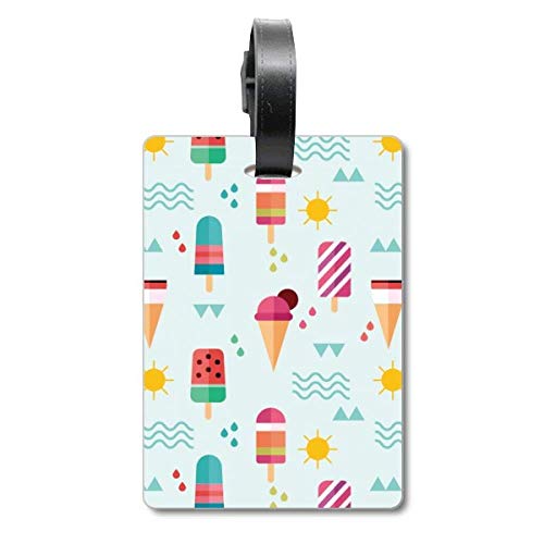 Étiquette de voyage originale Sun Mountain River forme glace colorée