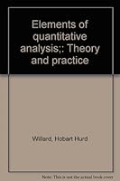 Elements of Quantitative Analysis - Theory and Practice B002QOA7A6 Book Cover