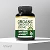 Organic Tongkat Ali for Men (500mg Per Serving, 60 Capsules) Longjack Root Extract Powder for Men & Women - Premium Tongkat Ali Supplement - Support Energy, Muscle Mass & Performance - Vegan & NON GMO