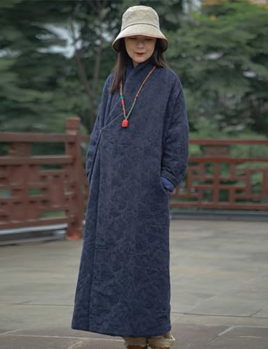 LUZU JUNU Women's Warm Winter Jacket Cotton Quilted Coat Plus Size Long Parka3