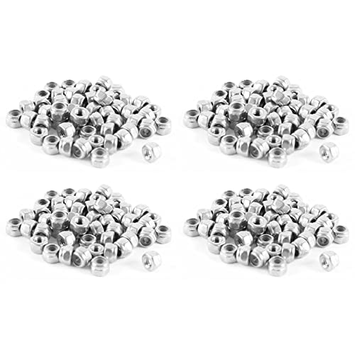 Kznifmk 200 Piezas 304Hc Hardware de Acero Inoxidable Contratuerca Hexagonal M2 A2-70