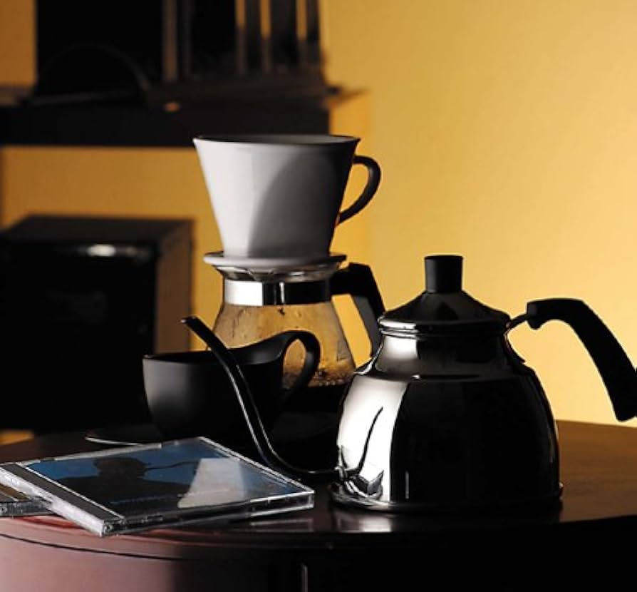 Amazon｜ヨシカワ カフェフレーバー 笛吹きドリップポット 1.1L