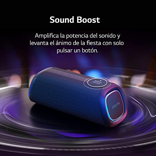 LG XBOOM Go XG5 - Enceinte Bluetooth étanche à l’Eau et à la poussière | Jusqu’à 18h d’autonomie | Puissance 20W | Basses rugisstantes
