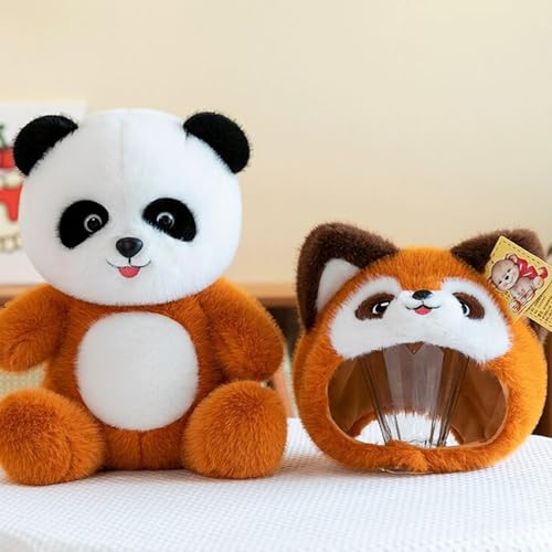Panda en peluche douce, doudou raton laveur et jouet éveil pour chambre - 7