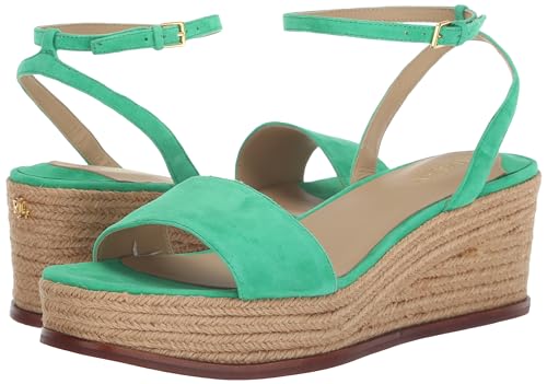 Image of Lauren Ralph Lauren womens Leona Suede Espadrille