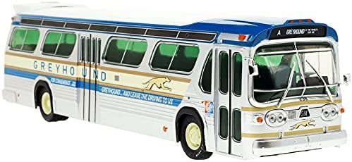 1962 GM TDH 5301 New Look Transit Bus Greyhound Bus Lines 1964 World's Fair Ltd Ed 500 pcs Worldwide 1/43 Diecast Model by Iconic Replicas 43-0260