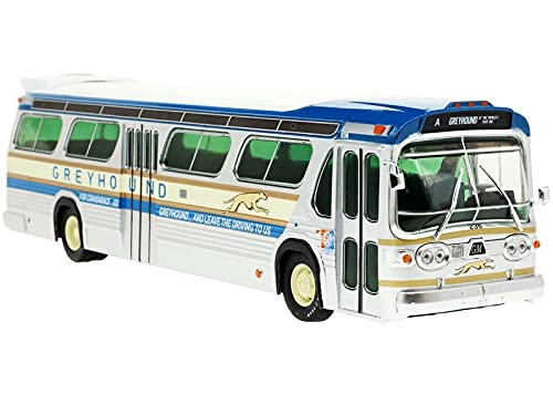 1962 GM TDH 5301 New Look Transit Bus Greyhound Bus Lines 1964 World's Fair Ltd Ed 500 pcs Worldwide 1/43 Diecast Model by Iconic Replicas 43-0260