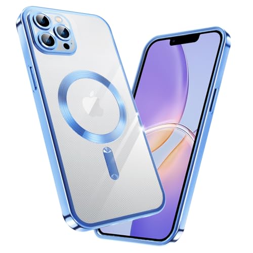 fagazzfu �Ή� iPhone 12 Pro �P�[�X �N���A MagSafe �A�C�t�H�� 12 pro �X�}�z�P�[�X �ϏՌ� ���h�~�� ���b�L���H ��p�ق�12 pro �J�o�[ �����Y�ی� TPU �\�t�g ������ �w��h�~ ����~�� ���ϖh�~ �l�C 