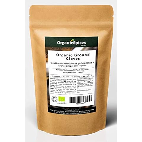 Organic Ground Cloves (Powder) | Premium Quality | Soil Association Certified | (100g) Cover