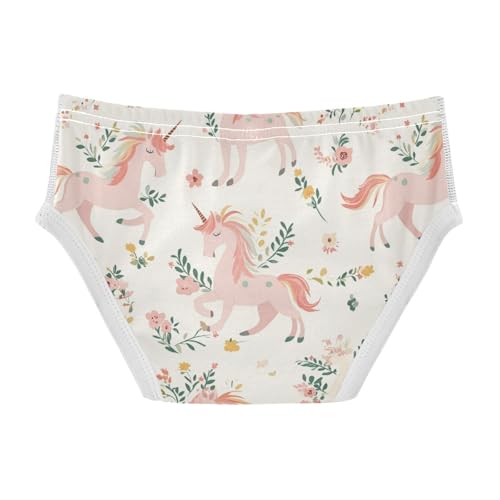 Wusikd Unicorns Tails Boys' Underwear Cotton Leaves Boys Briefs Soft Toddler Underwear 2T2
