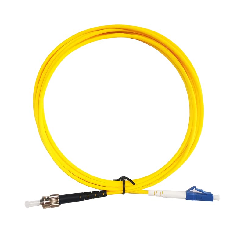 Single Mode Fiber LC-ST Patch Cords Pigtail Patch Cords Network Cords Fiber Optic Cords Single Pack (15m)