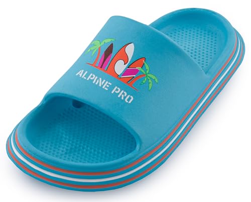 Alpine Pro LARINO Slippers Kinder, Badelatschen, Badeschuhe für...